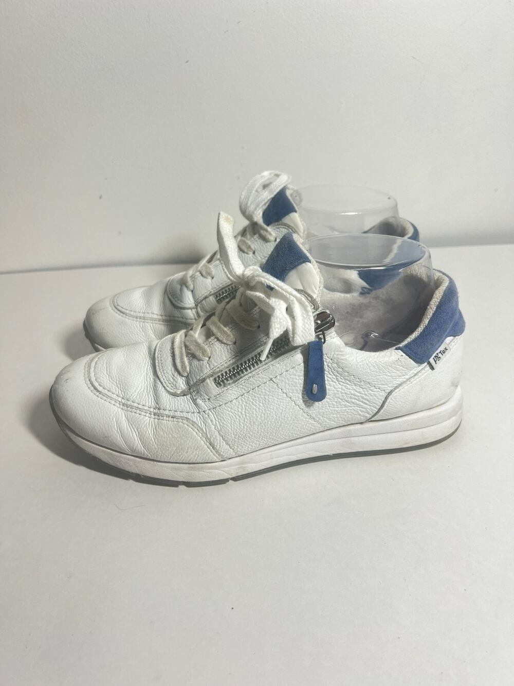 Paul Green White Leather Lux Waterproof Golf Sneaker Shoe 6.5 US 4 UK